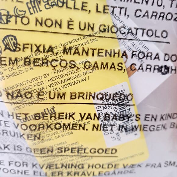 Loungefly DC Comics Black Adam Light Up Mini Backpack - Picture 9 of 11